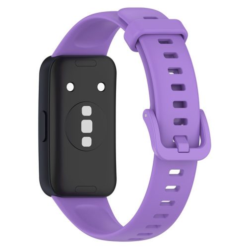 For Huawei Band 8 / Band 8 NFC / Band 9 / Band 9 NFC Silicone Strap Waterproof Soft Watch Band - Purple