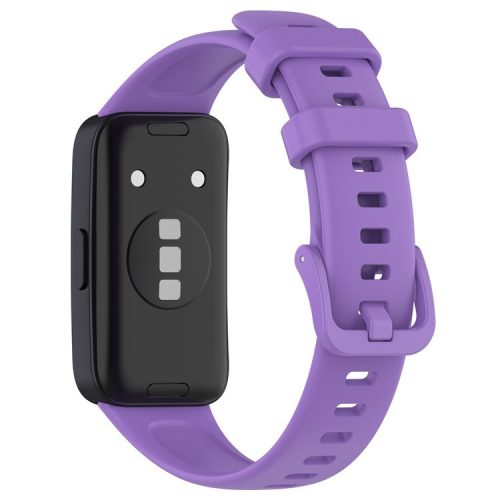 For Huawei Band 8 / Band 8 NFC / Band 9 / Band 9 NFC Silicone Watch Bands Waterproof Sport Watchband Strap - Purple