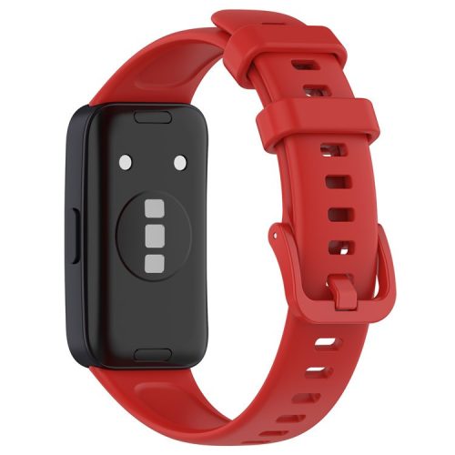 For Huawei Band 8 / Band 8 NFC / Band 9 / Band 9 NFC Silicone Watch Bands Waterproof Sport Watchband Strap - Red