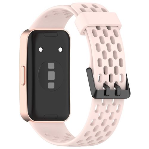 For Huawei Band 9 / 9 NFC / 8 / 8 NFC Replacement Band Adjustable Silicone Watch Strap - Pink