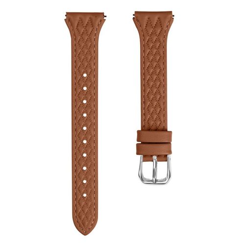 For Huawei Watch 2 / GT 2 42mm / GT 3 42mm Replacement Band Top-Layer Cow Leather Watch Strap - Brown