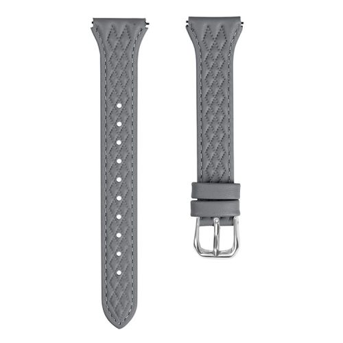 For Huawei Watch 2 / GT 2 42mm / GT 3 42mm Replacement Band Top-Layer Cow Leather Watch Strap - Grey