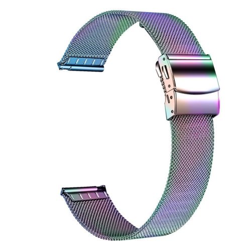 For Huawei Watch 2 / Watch GT 2 42mm / Watch GT 3 42mm Strap 20mm Milanese Mesh Watch Band - Colorful