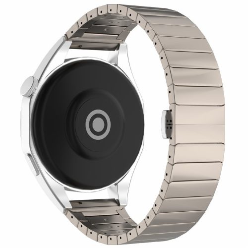 For Huawei Watch 4 / 4 Pro / GT 4 46mm Replacement Watch Strap 22mm Magnetic Buckle Zinc Alloy Band - Titanium