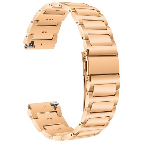 For Huawei Watch 4 / 4 Pro / GT 4 46mm Replacement Watch Strap 22mm Zinc Alloy Wrist Band - Rose Gold