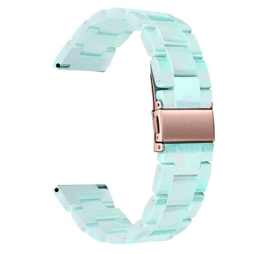 For Huawei Watch 4 Pro / Watch GT 3 / 2 46mm Replacement Watch Band Waterproof 22mm Resin Watch Strap - Phantom Green