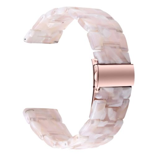 For Huawei Watch 4 Pro / Watch GT 3 / 2 46mm Replacement Watch Band Waterproof 22mm Resin Watch Strap - Pink Flower