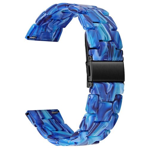 For Huawei Watch 4 Pro / Watch GT 3 / 2 46mm Resin Watch Band 22mm Waterproof Quick Release Watch Strap - Aurora Blue