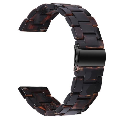 For Huawei Watch 4 Pro / Watch GT 3 / 2 46mm Resin Watch Band 22mm Waterproof Quick Release Watch Strap - Dark Brown