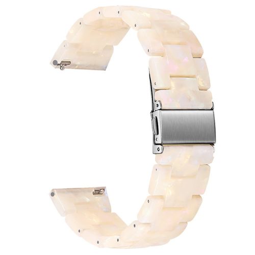 For Huawei Watch 4 Pro / Watch GT 3 / 2 46mm Resin Watch Band 22mm Waterproof Quick Release Watch Strap - Fluorescent White