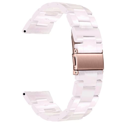 For Huawei Watch 4 Pro / Watch GT 3 / 2 46mm Resin Watch Band 22mm Waterproof Quick Release Watch Strap - Light Pink