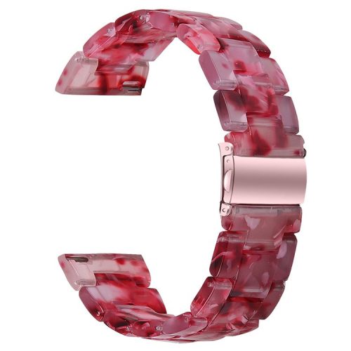 For Huawei Watch 4 Pro / Watch GT 3 / 2 46mm Resin Watch Band 22mm Waterproof Quick Release Watch Strap - Pink