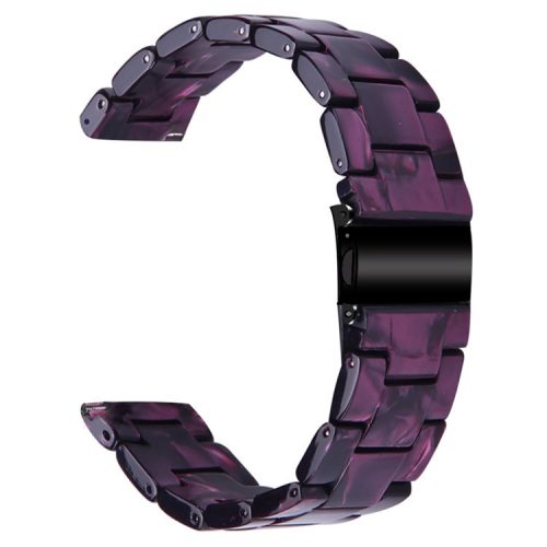 For Huawei Watch 4 Pro / Watch GT 3 / 2 46mm Resin Watch Band 22mm Waterproof Quick Release Watch Strap - Purple