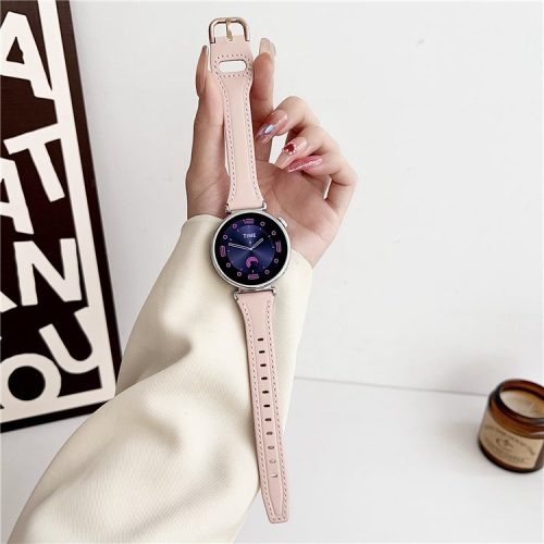 For Samsung Gear S3 Classic / Huawei Watch 4 / Watch 4 Pro 22mm Wrist Watch Band - Pink