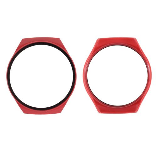 Fuel Injection PC Case Frame Tempered Glass Protector Shell for Huawei Watch GT 2e - Red