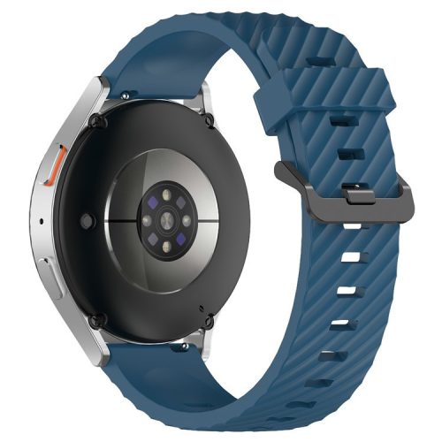 KALEBOL 20mm Silicone Band for Huawei Watch GT 3 42mm / GT 3 Pro 43mm Tire Pattern Watch Strap - Dark Blue