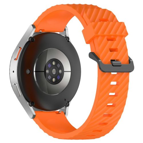 KALEBOL 20mm Silicone Band for Huawei Watch GT 3 42mm / GT 3 Pro 43mm Tire Pattern Watch Strap - Orange