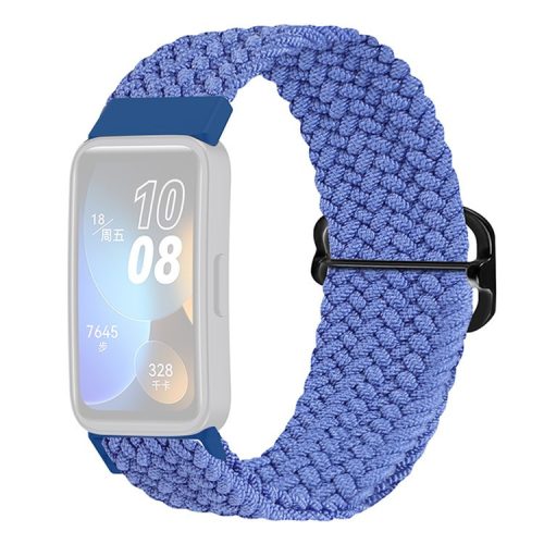 KALEBOL KLB-BZNL-001 For Huawei Band 8 / Band 8 NFC / Band 9 / Band 9 NFC Strap Adjustable Braided Nylon Watch Band - Blue