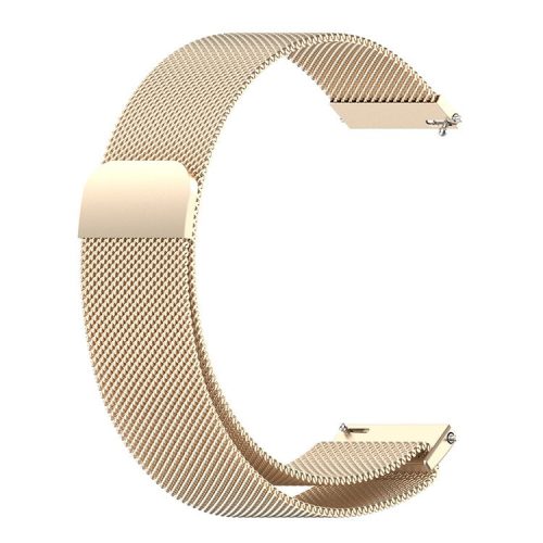 Replacement Milanese Stainless Steel Mesh Strap Smart Watch Band 22mm for Huawei Watch 3/Watch 3 Pro - Champagne