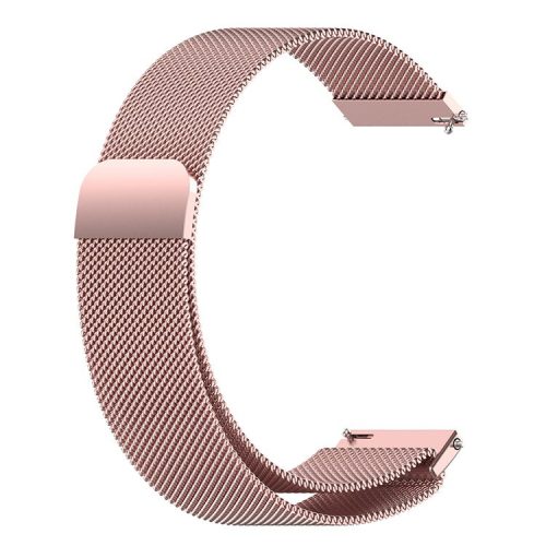 Replacement Milanese Stainless Steel Mesh Strap Smart Watch Band 22mm for Huawei Watch 3/Watch 3 Pro - Rose Pink