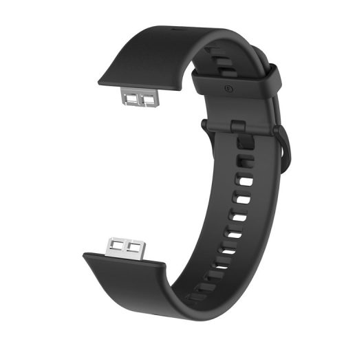 Soft Silicone Watch Strap for Huawei Watch Fit - Black