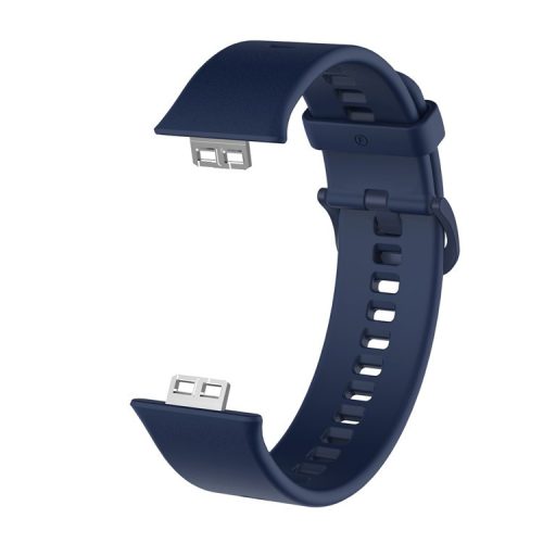 Soft Silicone Watch Strap for Huawei Watch Fit - Dark Blue