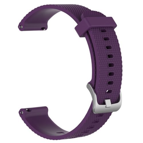 Textured Silicone Watch Band for Huawei Watch GT2 42mm, Size: L - Purple