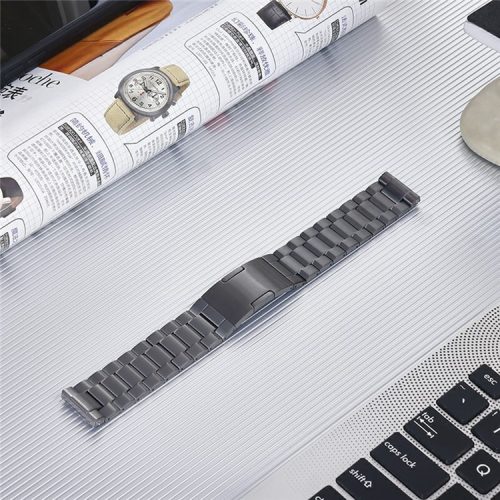 Titanium Alloy Strap for Huawei Watch GT 4 / GT 3 / GT 2 46mm Universal 22mm Watch Band - Grey