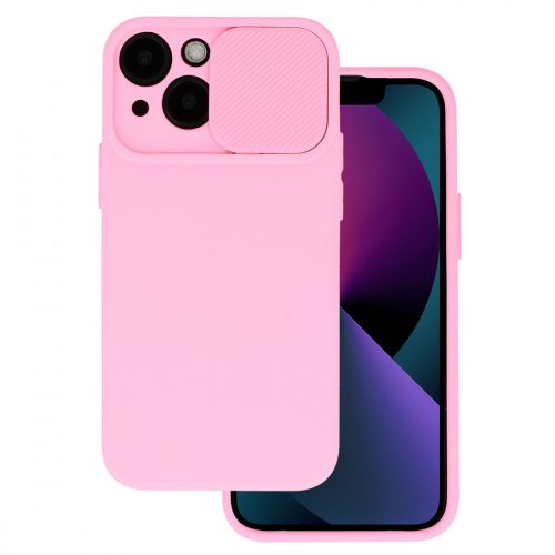 iPhone 7 Plus/8 Plus Szilikon Tok Camshield Soft Lencsevédelemmel Lens Protector Rózsaszín